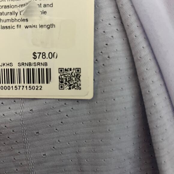 Lululemon Periwinkle Swiftly Mesh Back Long Sleeve NWT - Picture 7 of 7